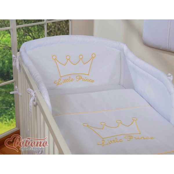 Set Biancheria 2 parti Bianca Little Prince/Princess