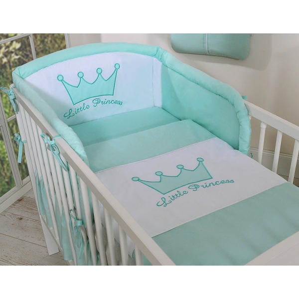 Set Biancheria 2 parti Menta Little Prince/Princess