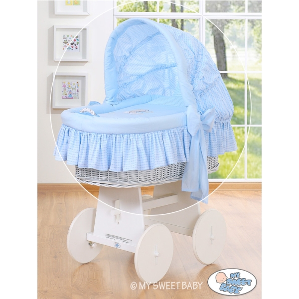 Set Biancheria 4 parti con Cappotta Blu