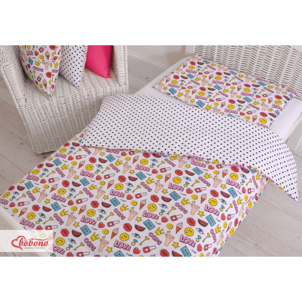 Set Biancheria da Letto 140x200cm 2 parti - Junior Amore