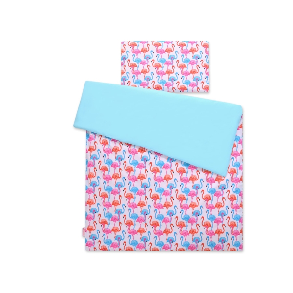 Set Biancheria da Letto 140x200cm 2 parti - Junior Fenicottero