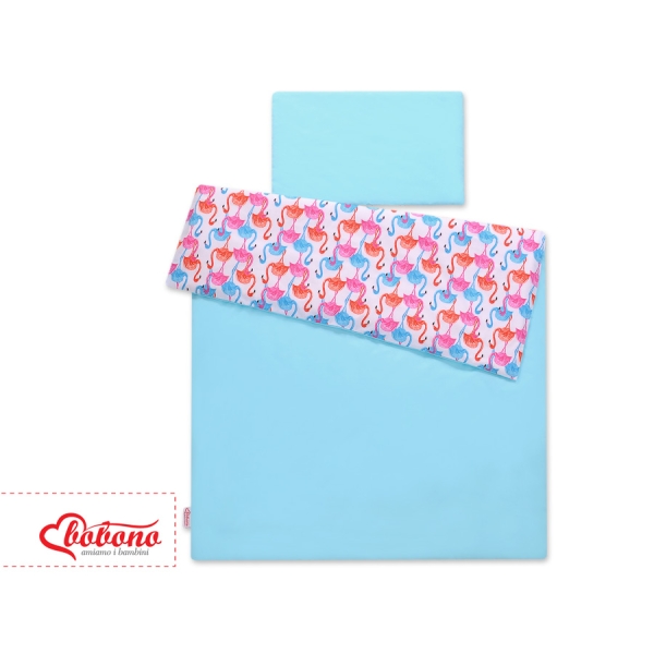 Set Biancheria da Letto 140x200cm 2 parti - Junior Fenicottero