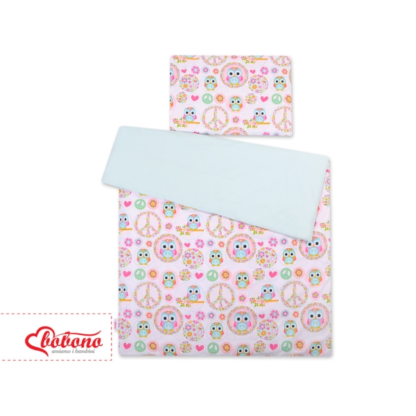 Set Biancheria da Letto 140x200cm 2 parti - Junior Gufi