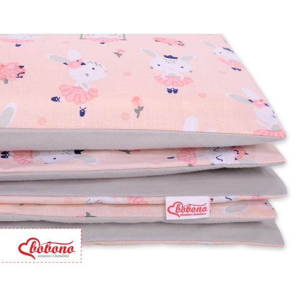 Set Biancheria da Letto 140x200cm 2 parti - Junior Rosa Ballerine