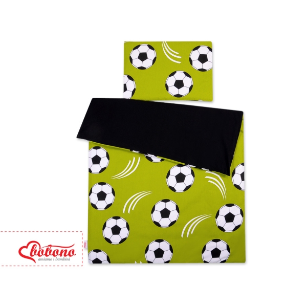 Set Biancheria da Letto 140x200cm 2 parti - Junior Verde Calcio
