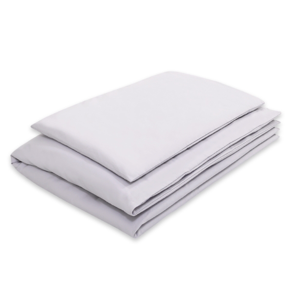 Set Biancheria Lettino 2 parti Grigio