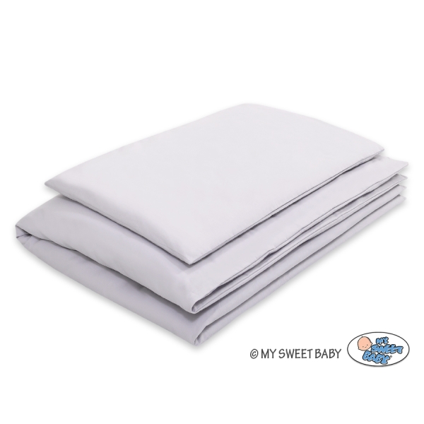 Set Biancheria Lettino 2 parti Grigio