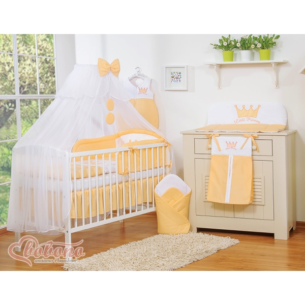 Set Biancheria Notte Para Neonato 11 parti Pesca Little Prince/Princess