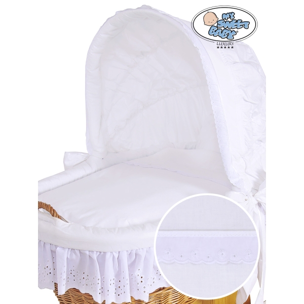 Set Biancheria per Culla in Vimini 2 parti Carlotta