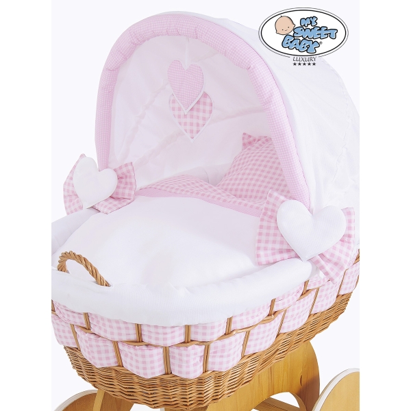 Set Biancheria per Culla in Vimini 2 parti Isabella