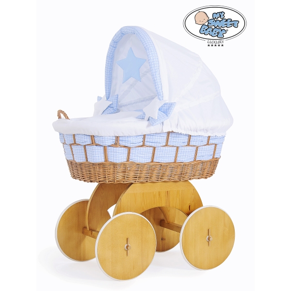 Set Biancheria per Culla in Vimini 2 parti Isabella