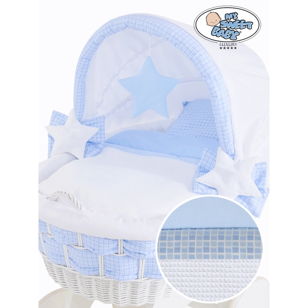 Set Biancheria per Culla in Vimini 2 parti Isabella