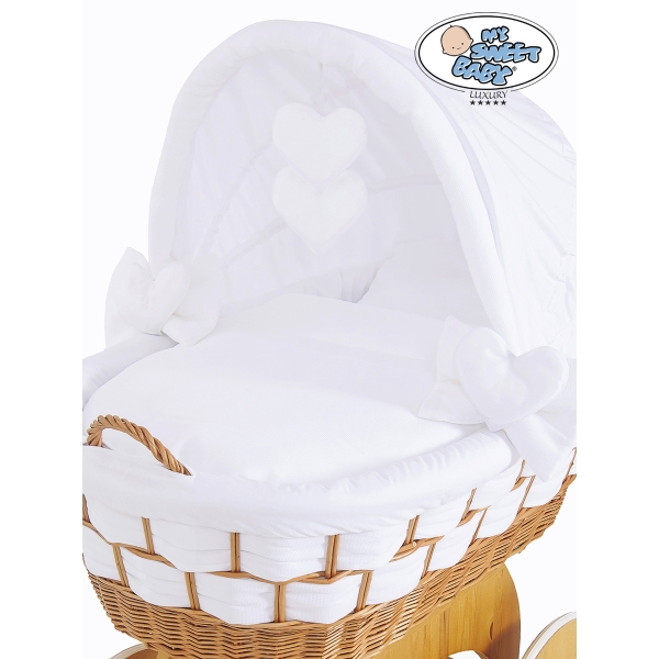 Set Biancheria per Culla in Vimini 2 parti Isabella