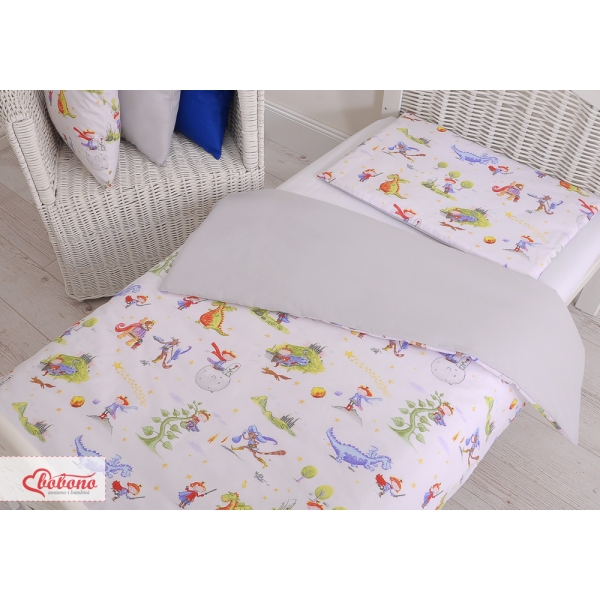 Set Biancheria per Lettino 100x135 2 parti - Mini Gatto Maschio