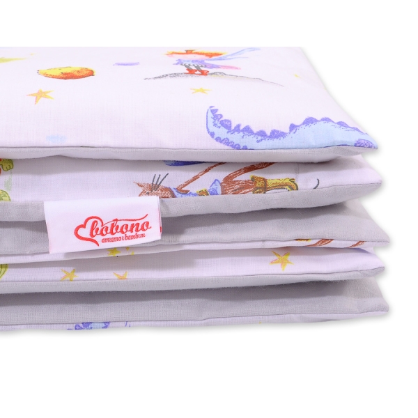 Set Biancheria per Lettino 100x135 2 parti - Mini Gatto Maschio