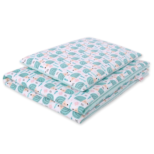 Set Biancheria per Lettino 100x135 2 parti - Mini Menta Riccio