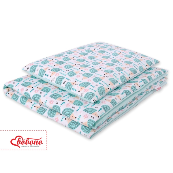 Set Biancheria per Lettino 100x135 2 parti - Mini Menta Riccio