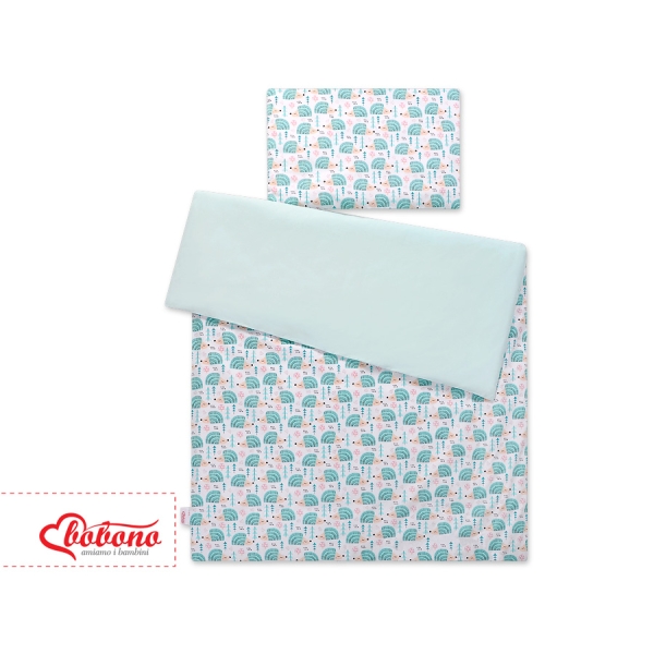 Set Biancheria per Lettino 100x135 2 parti - Mini Menta Riccio