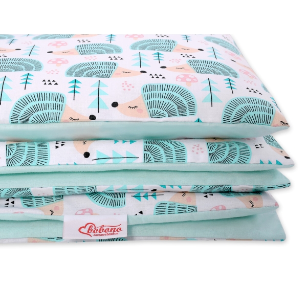 Set Biancheria per Lettino 100x135 2 parti - Mini Menta Riccio