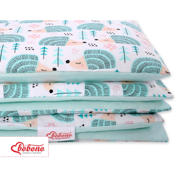 Set Biancheria per Lettino 100x135 2 parti - Mini Menta Riccio