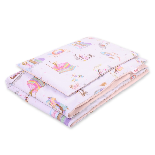 Set Biancheria per Lettino 100x135 2 parti - Mini Principessa Delle Fiabe