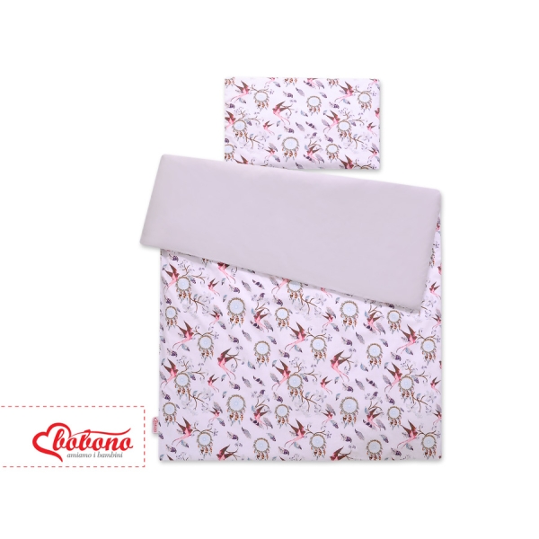 Set Biancheria per Lettino 100x135 2 parti - Mini Rosa Rondini