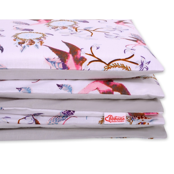 Set Biancheria per Lettino 100x135 2 parti - Mini Rosa Rondini