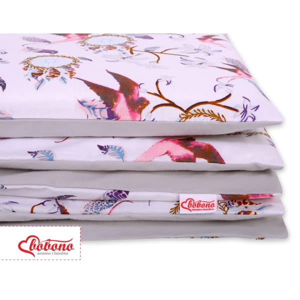 Set Biancheria per Lettino 100x135 2 parti - Mini Rosa Rondini