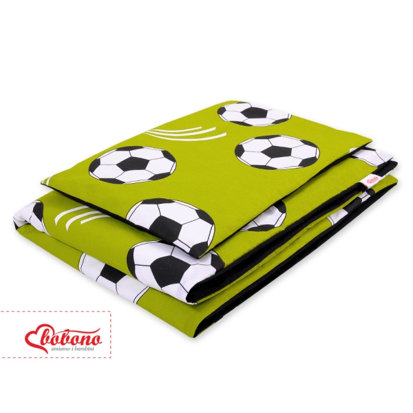 Set Biancheria per Lettino 100x135 2 parti - Mini Verde Calcio