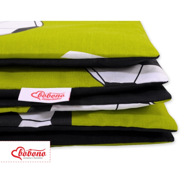 Set Biancheria per Lettino 100x135 2 parti - Mini Verde Calcio