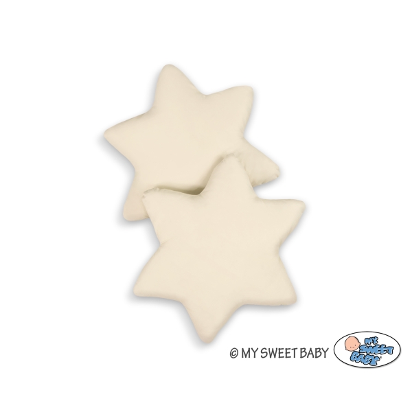 Set di 2 Cuscini per Baldacchino Beige