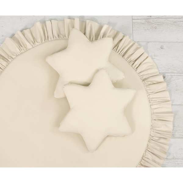 Set di 2 Cuscini per Baldacchino Beige