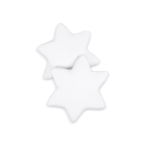 Set di 2 Cuscini per Baldacchino Bianco