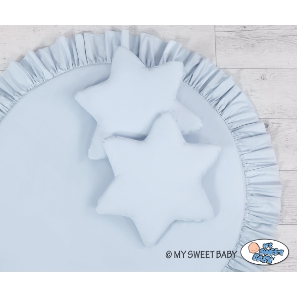 Set di 2 Cuscini per Baldacchino Blu