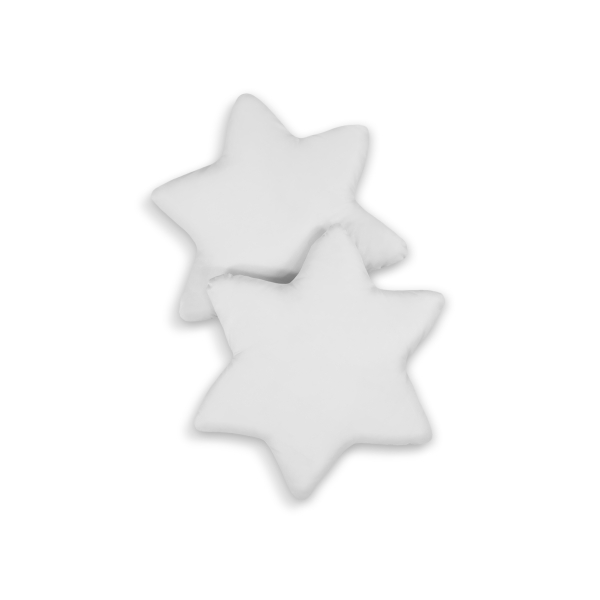 Set di 2 Cuscini per Baldacchino Grigio