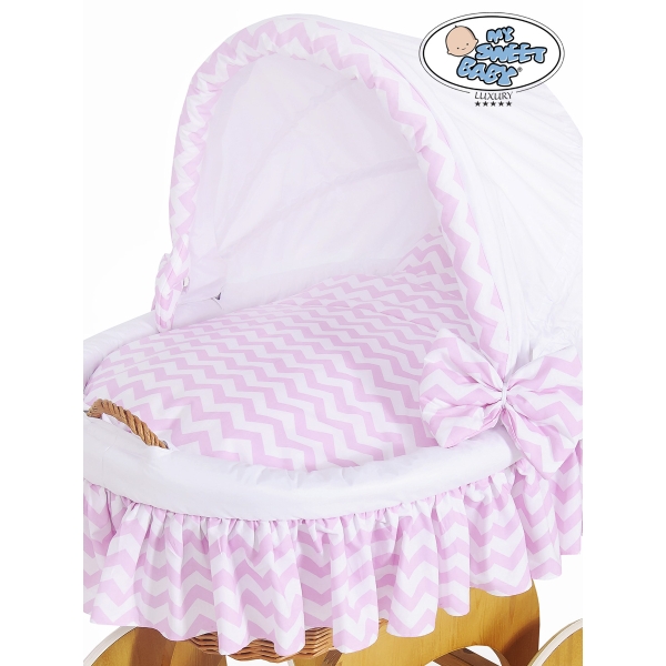 Set di Biancheria da Letto di Ricambio per Culla in Vimini Hanna