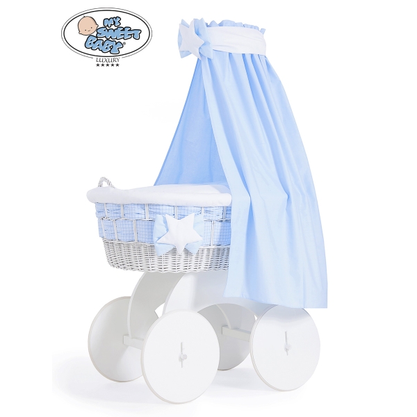 Set di Biancheria per Culla con Baldacchino 4 parti Isabella