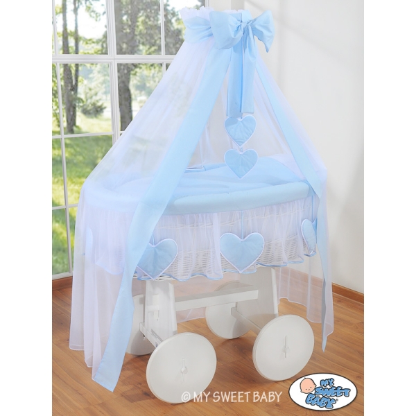 Set di Biancheria per Culla con Voile-Drappo 4 parti