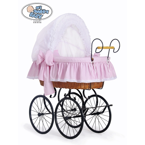 Set di Biancheria per Culla in Vimini 2 parti Jasmine