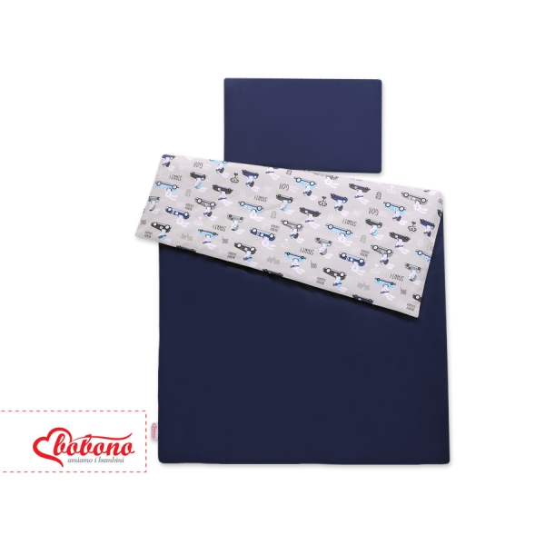Set Doppia Faccia Biancheria da Letto 140x200cm 2 parti - Junior Dinos