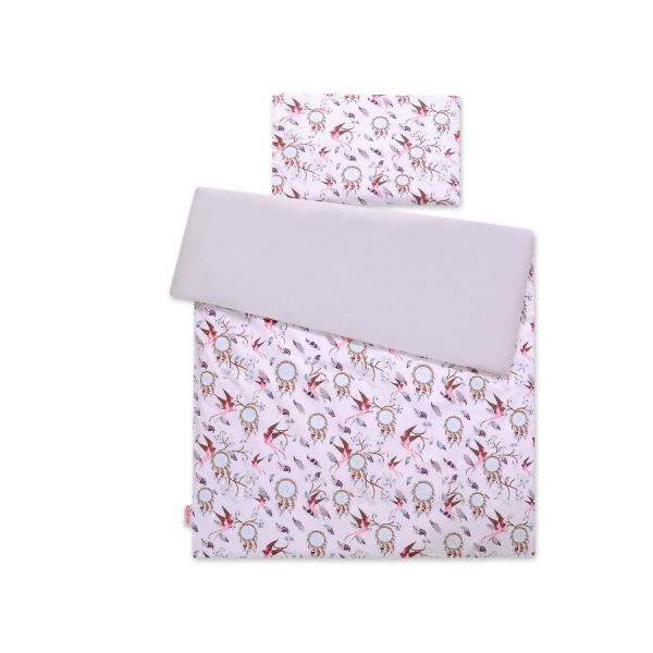 Set Doppia Faccia Biancheria da Letto 140x200cm 2 parti - Junior Rosa Rondini