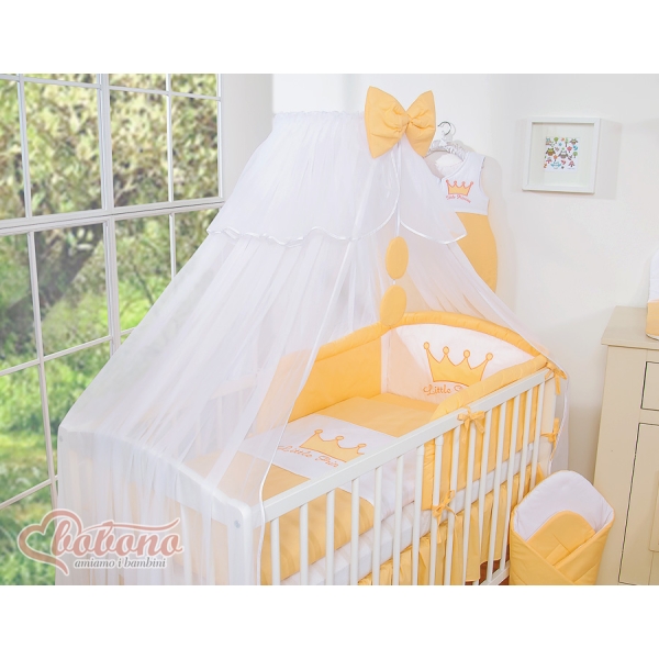 Set Lenzuolo per Neonato 5 parti Pesca Little Prince/Princess