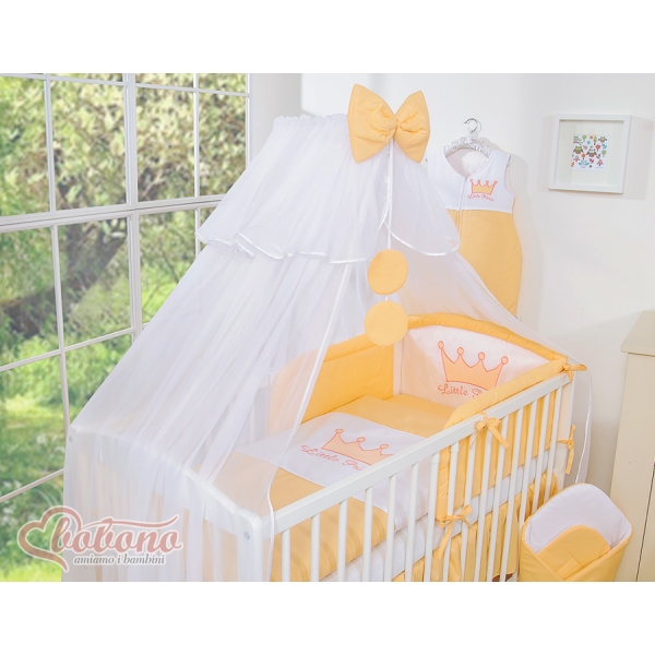 Set Lenzuolo per Neonato 5 parti Pesca Little Prince/Princess
