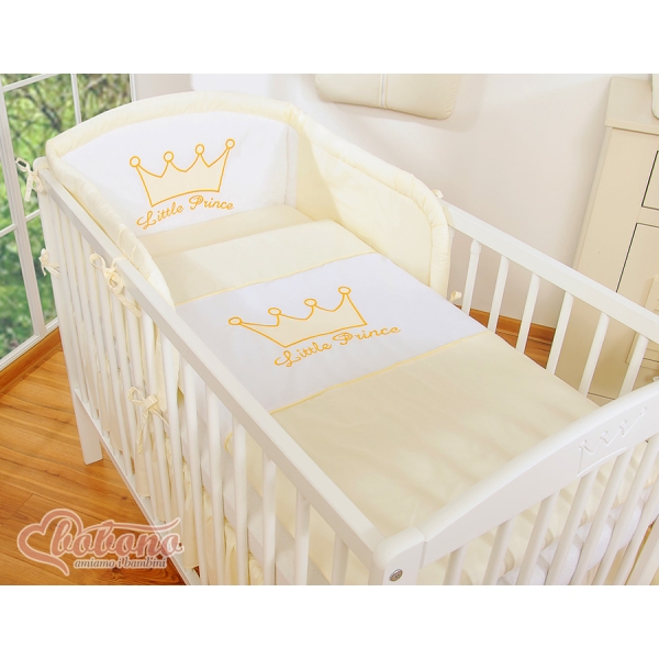 Set Lettino 3 parti Creme Little Prince/Princess