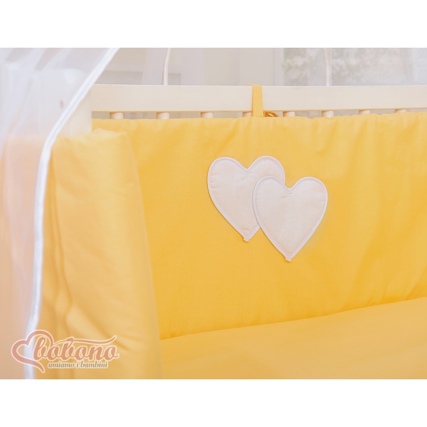 Set Lettino Aperto con Materassino e Biancheria Pesca Cuori