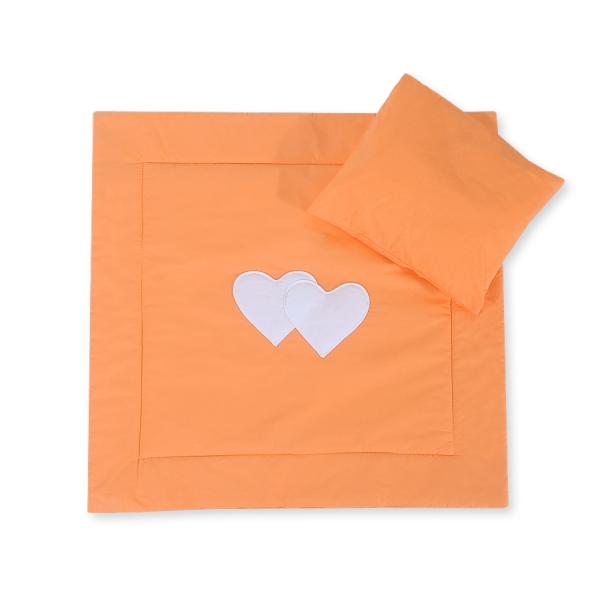 Set per Carrozzina 2 parti Arancio Cuori