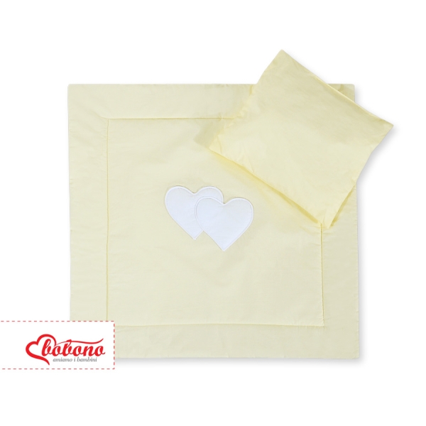 Set per Carrozzina 2 parti Creme Cuori