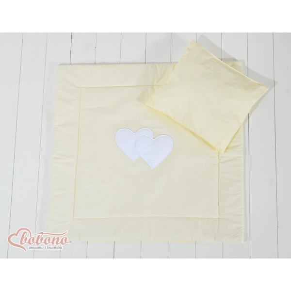 Set per Carrozzina 2 parti Creme Cuori