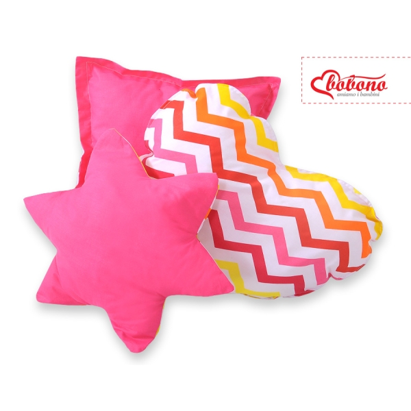 MEGA SET: Tenda Teepee con Tappetino, Cuscini e Piume Decorative GRATIS! Giallo Rosso Chevron