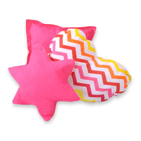 MEGA SET: Tenda Teepee con Tappetino, Cuscini e Piume Decorative GRATIS! Giallo Rosso Chevron